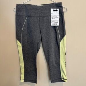 Danskin Now Grey & Yellow Leggings